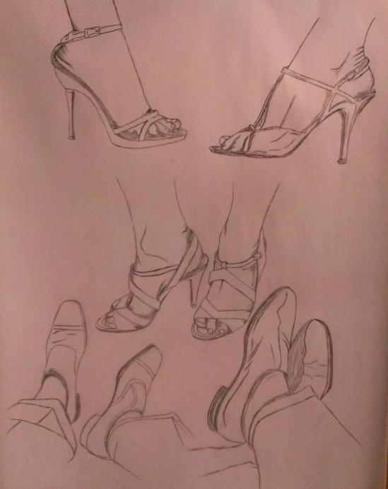 Feet with shoes